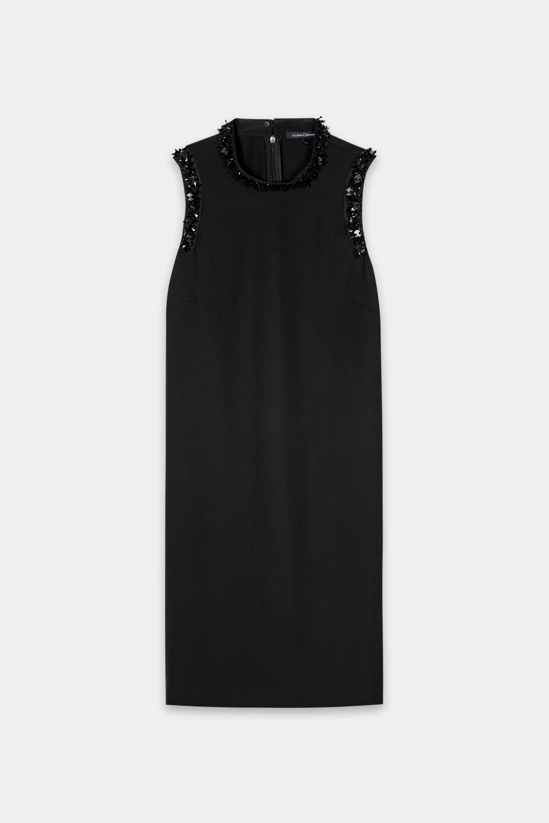 Shiftdress mit Perlen-Details - black - Standard - Image 5