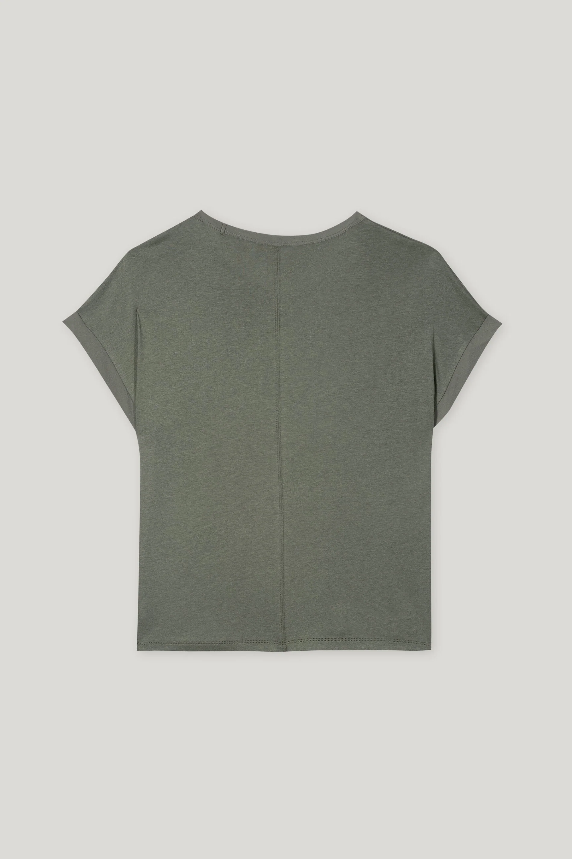 Shirt aus Seiden-Mix - cool khaki - Standard - Image 6