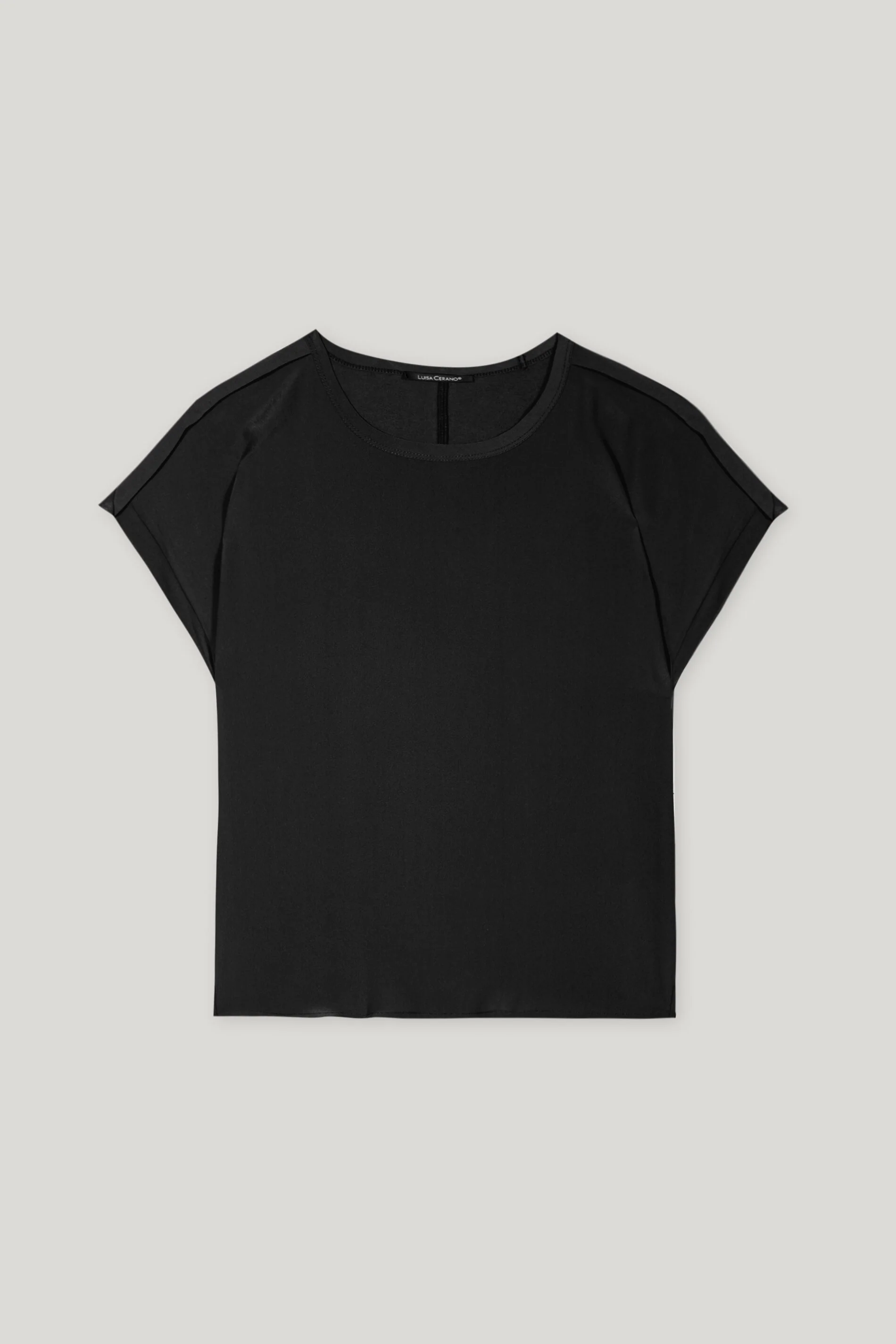 Shirt aus Seiden-Mix - deep black - Standard - Image 5