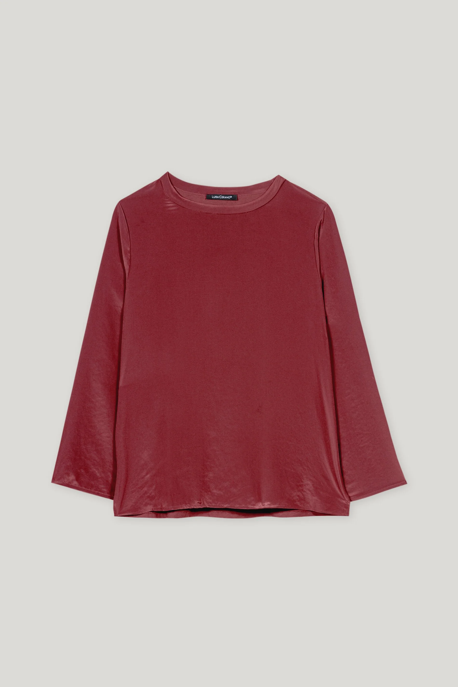 Shirt mit Rücken-Patch - berry red - Standard - Image 5