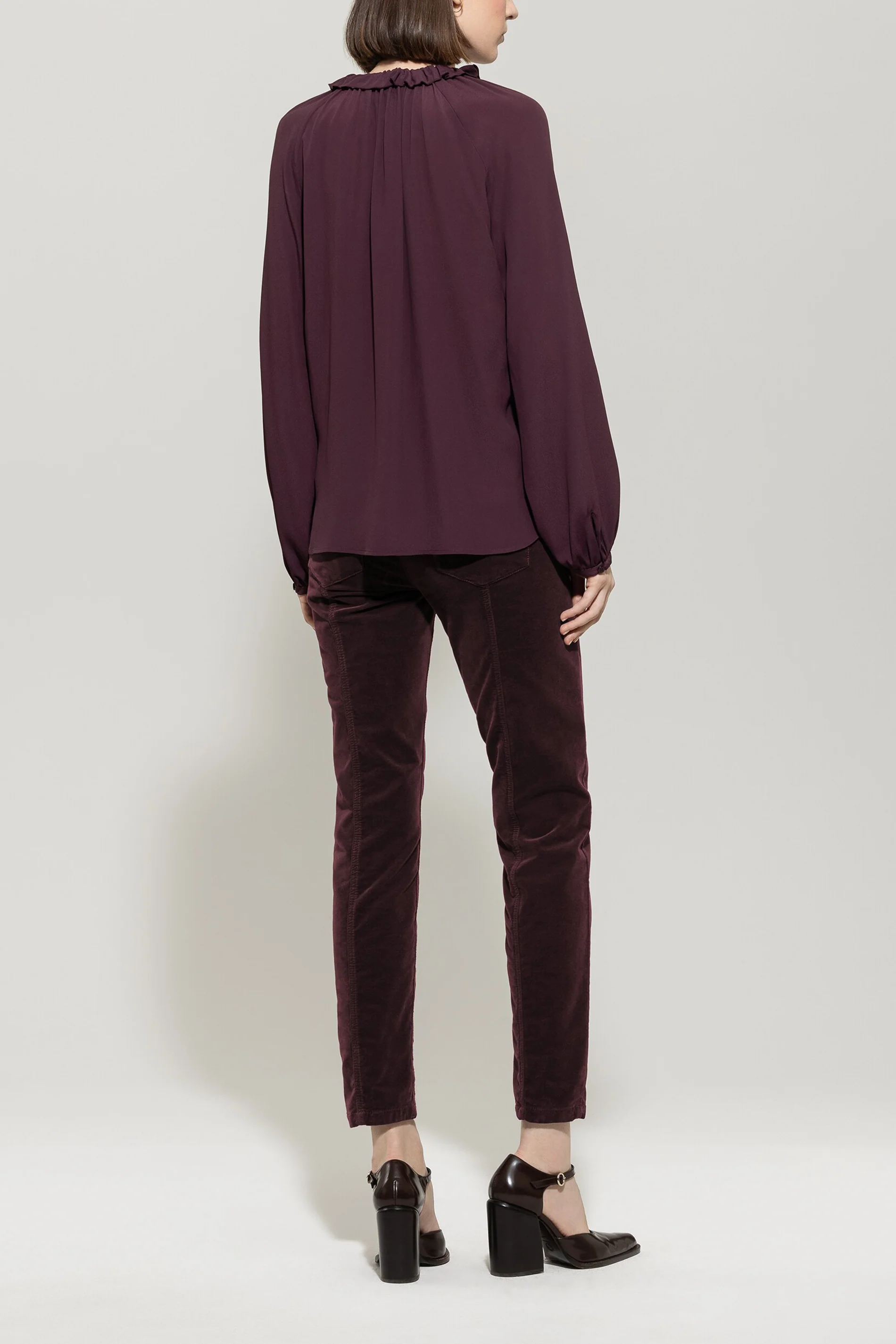 Skinny-Velvet-Pants - burgundy - Standard - Image 3