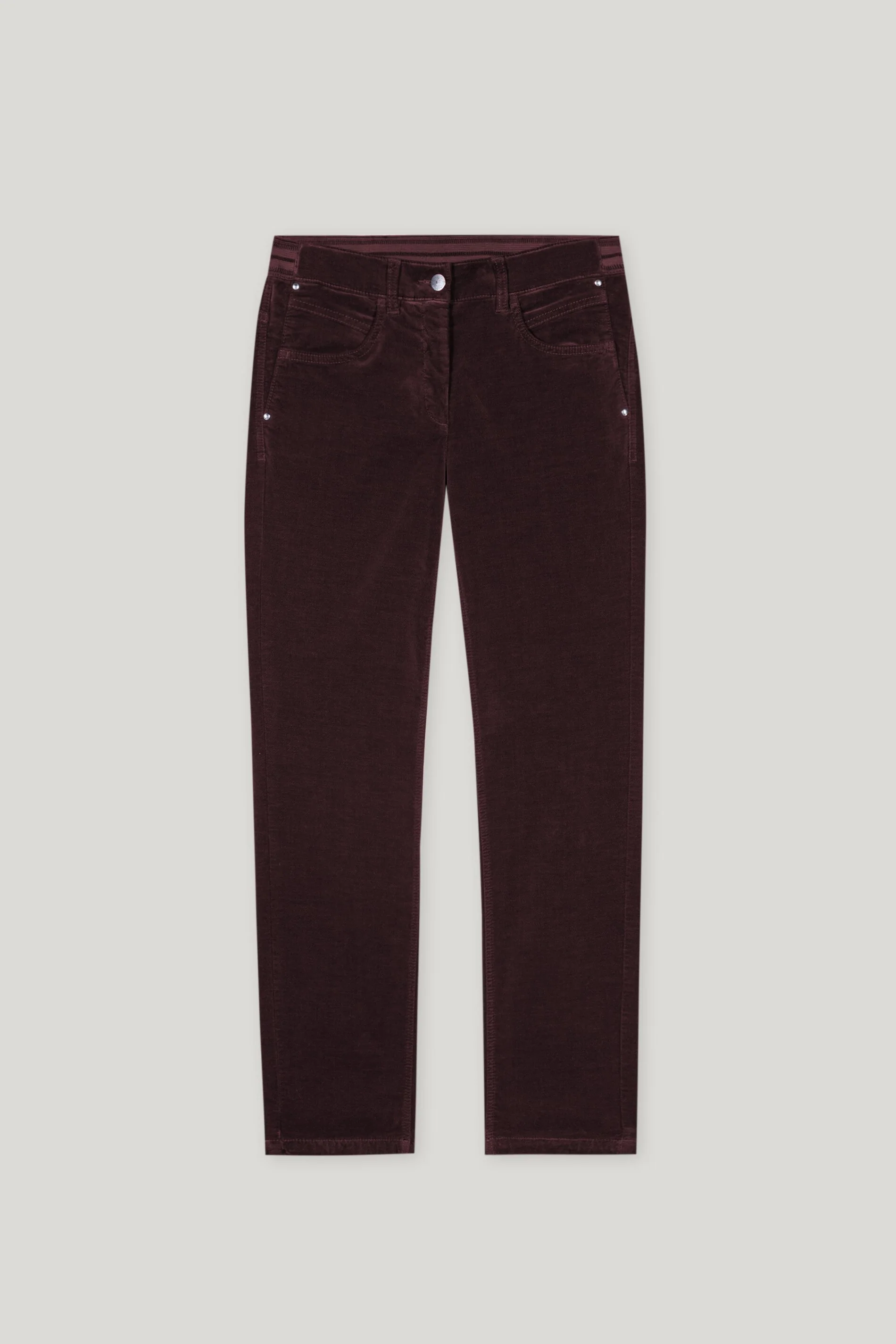 Skinny-Velvet-Pants - burgundy - Standard - Image 5