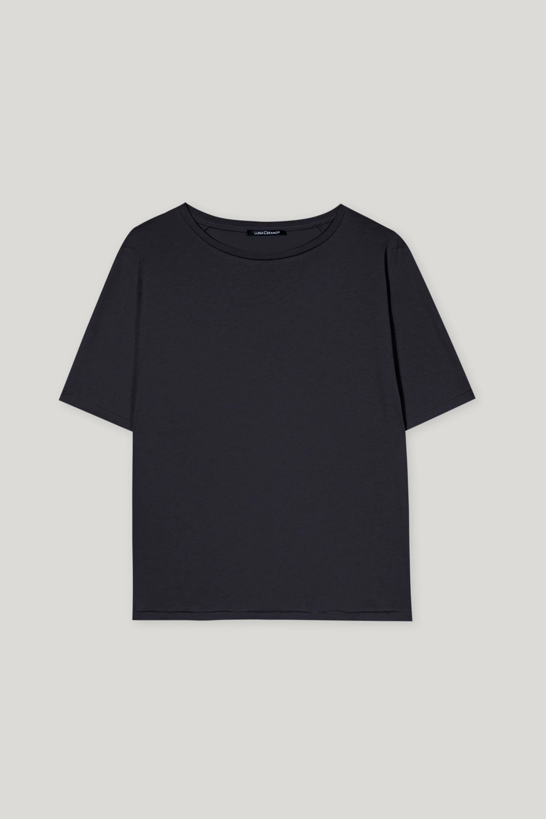 Cotton blend T-shirt - dark blue - standard - Image 5