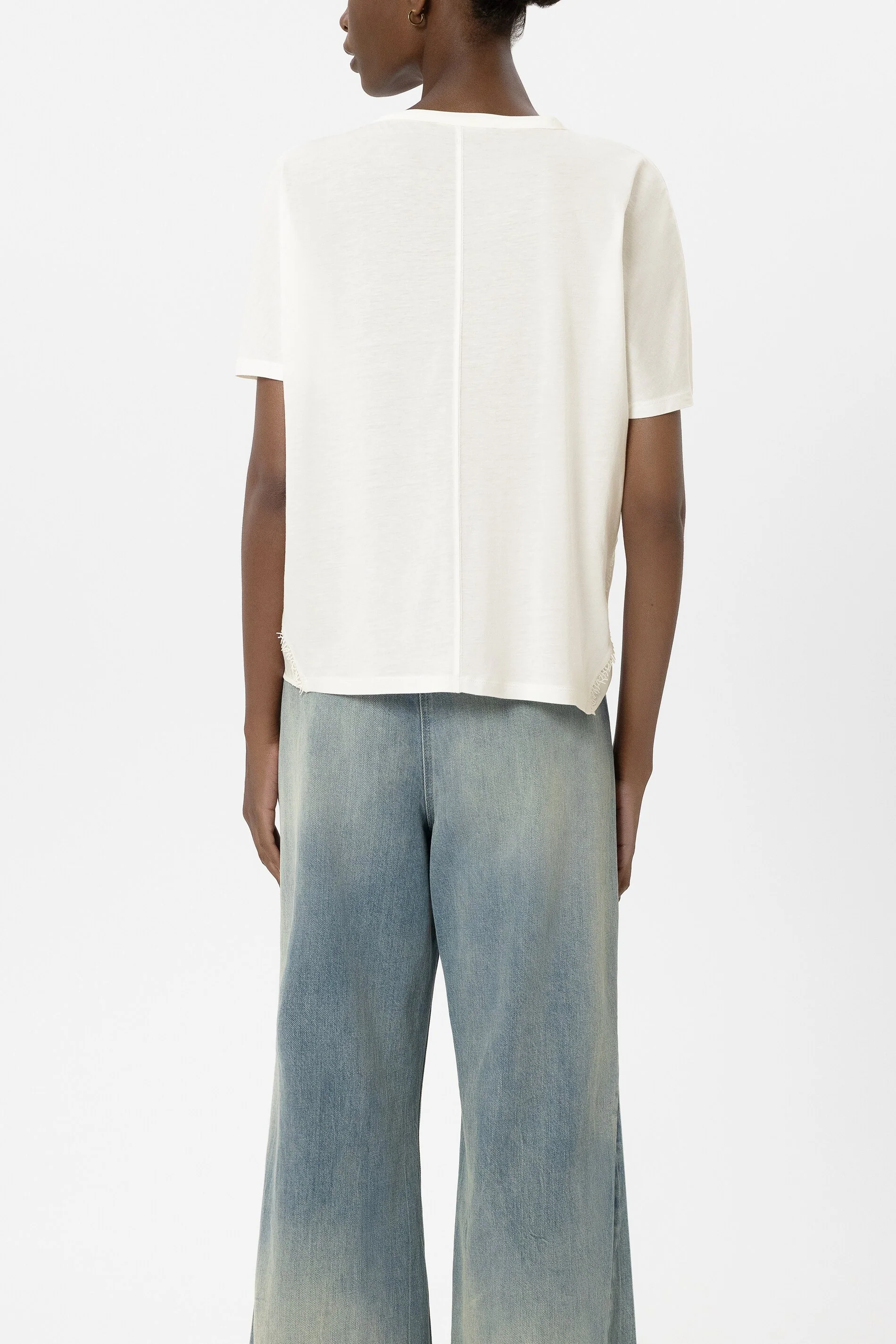 T-Shirt mit Rück-Patch - off white - Standard - Image 3