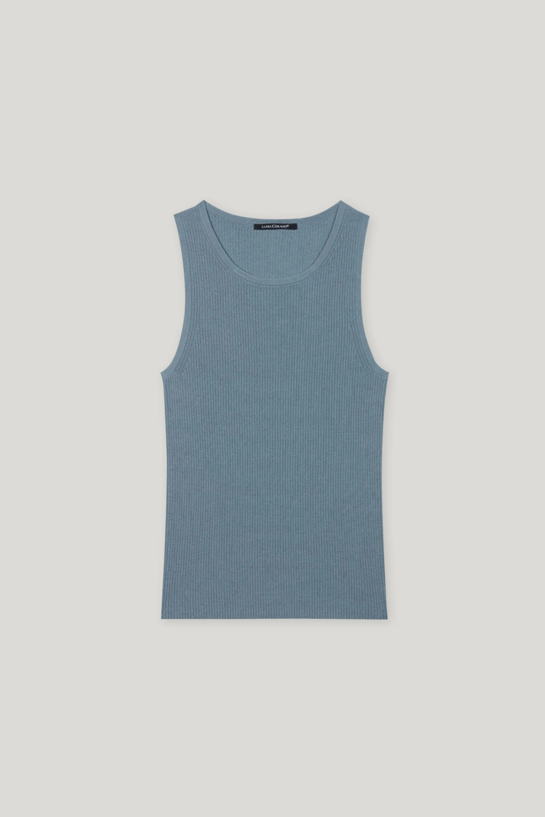 Tanktop aus Woll-Mix - greyish blue - Standard - Image 5