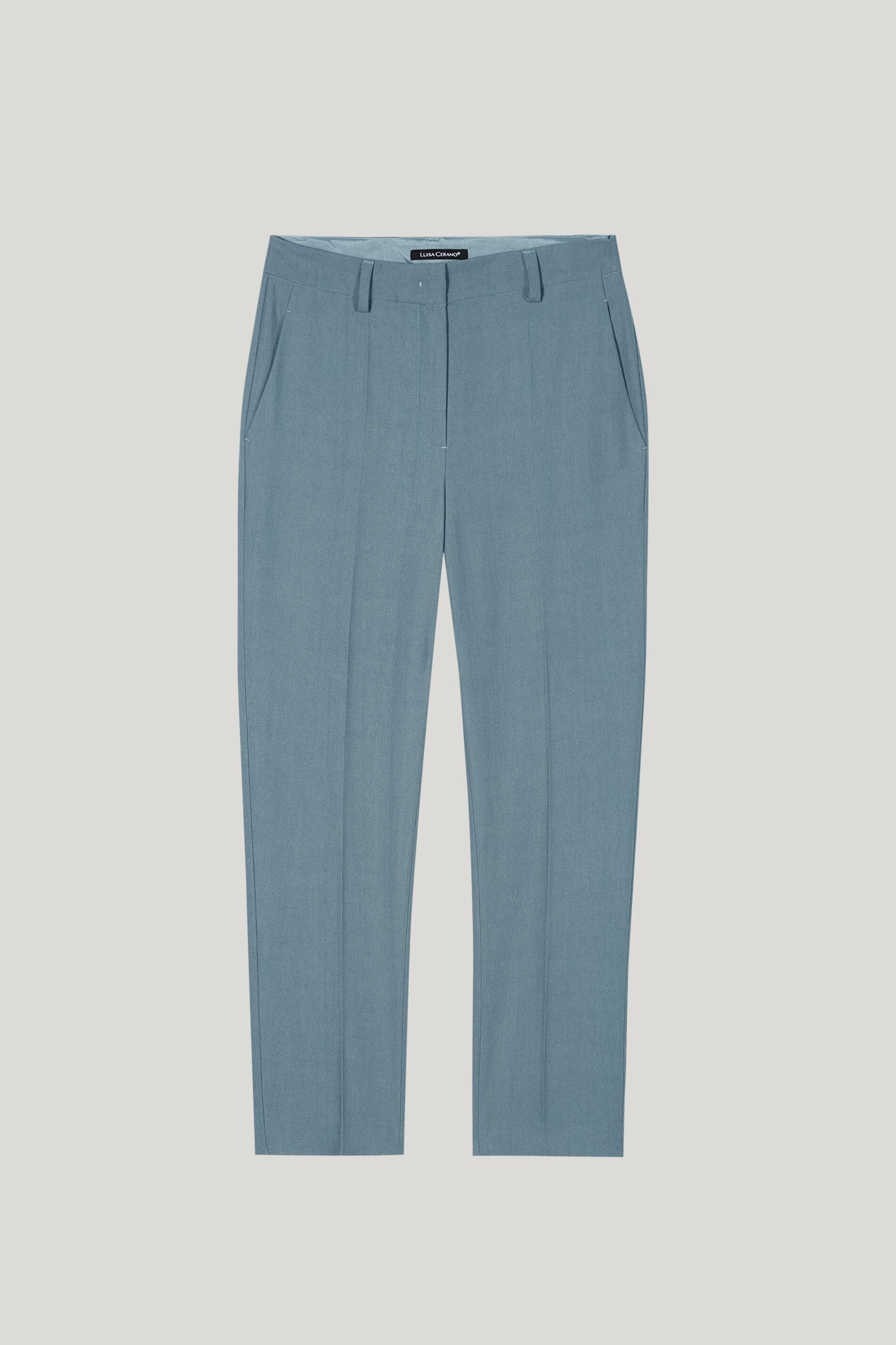 Tapered mit Panama-Bindung - greyish blue - Standard - Image 5