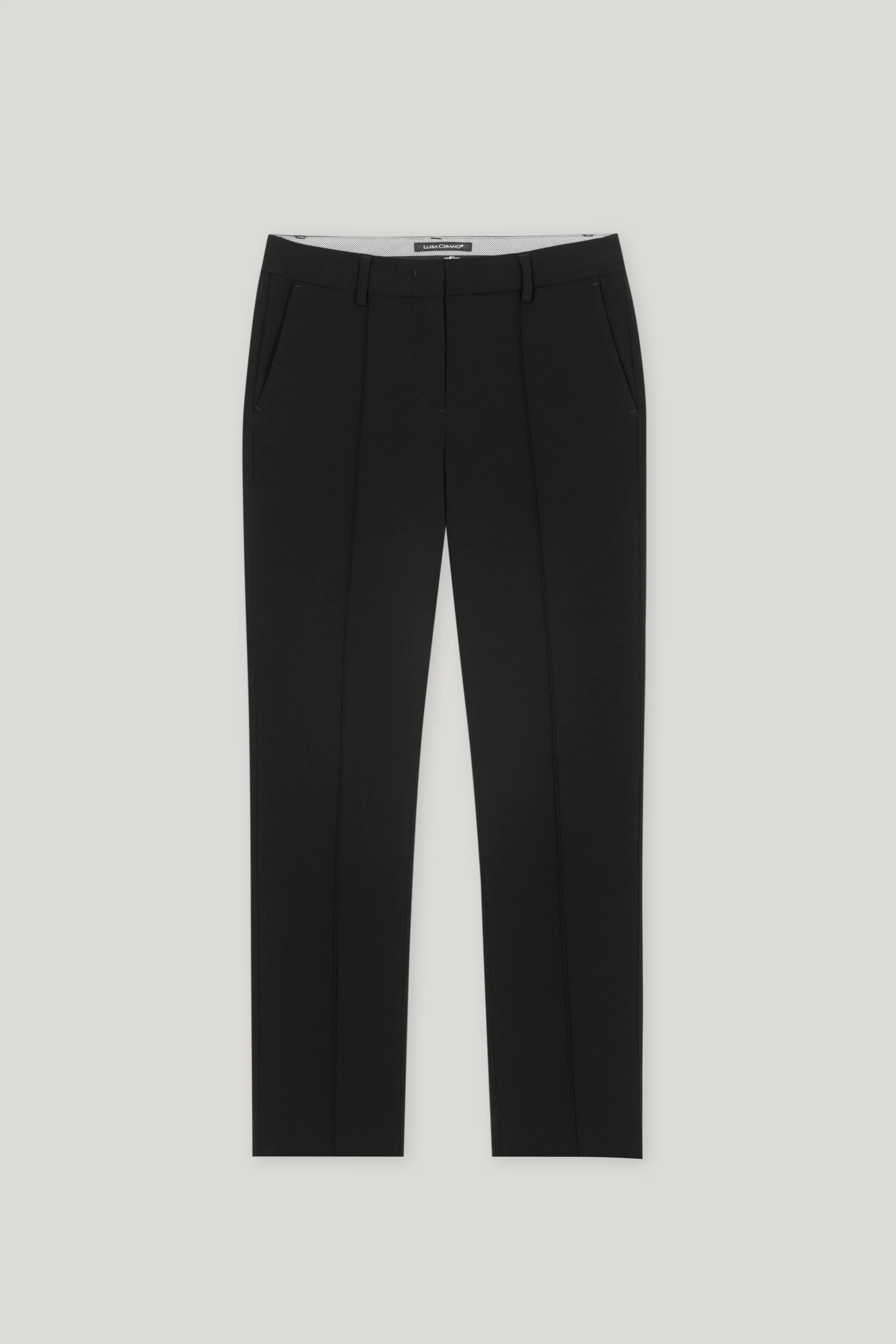 Tapered Pants aus Techno Sablé - black - Standard - Image 5