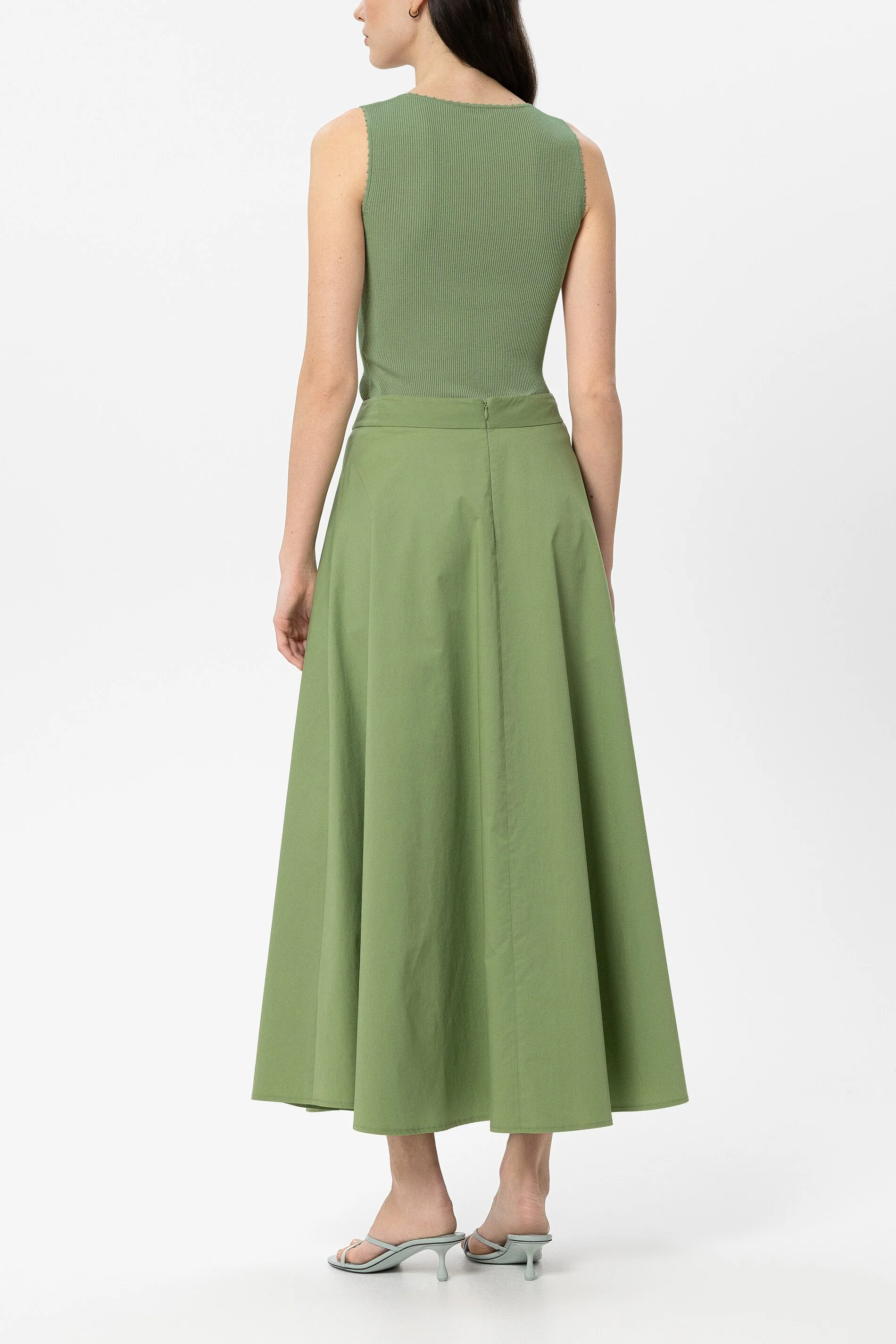 TrÀgertop mit Picot-Kante - moss green - Standard - Image 3
