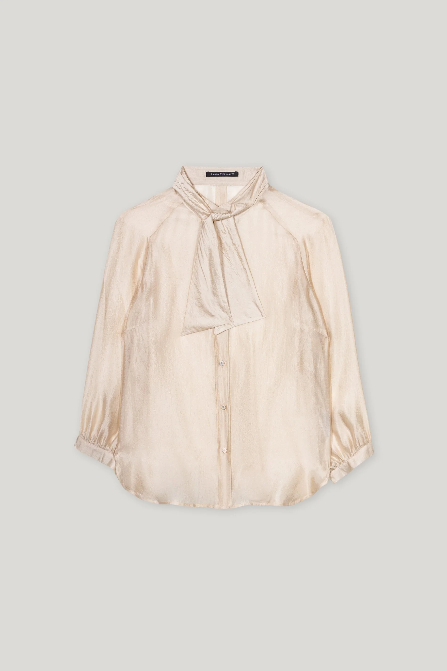Transparente Schluppenbluse - silky cream - Standard - Image 5
