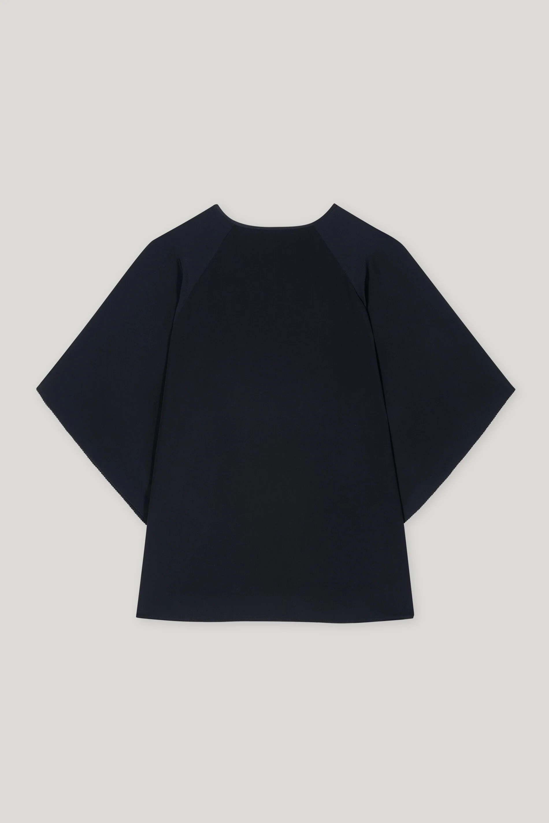 Tunikabluse aus Seiden-Mix - dark blue - Standard - Image 6