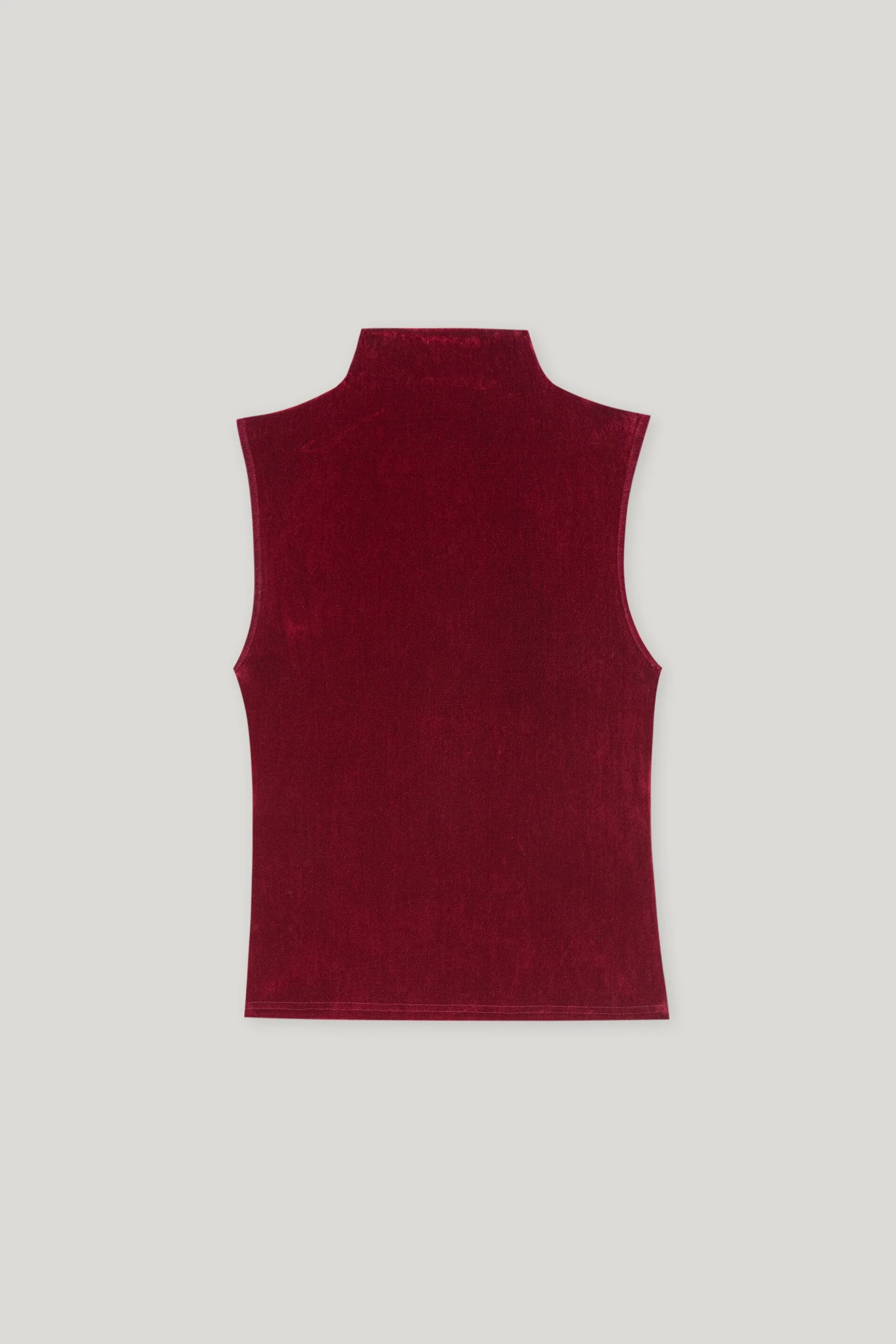 Turtleneck-Samt-Top - berry red - Standard - Image 6
