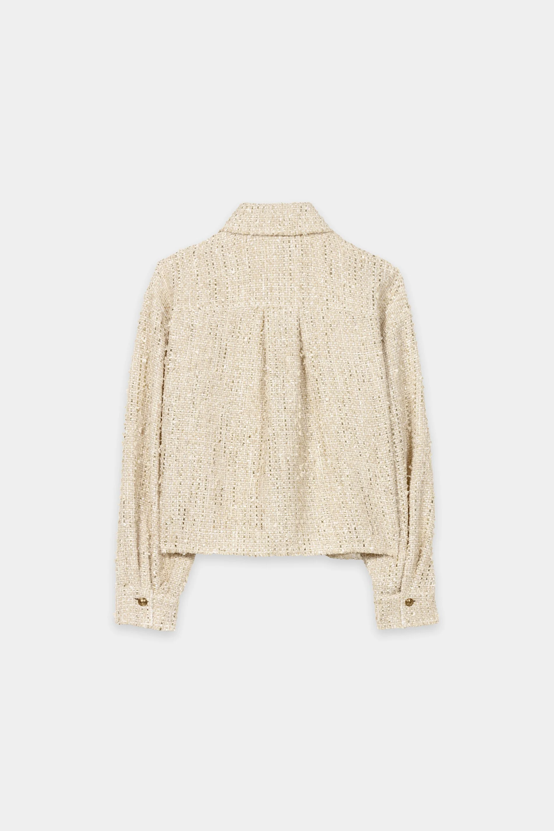 Tweed-Hemdjacke - light camel - Standard - Image 6