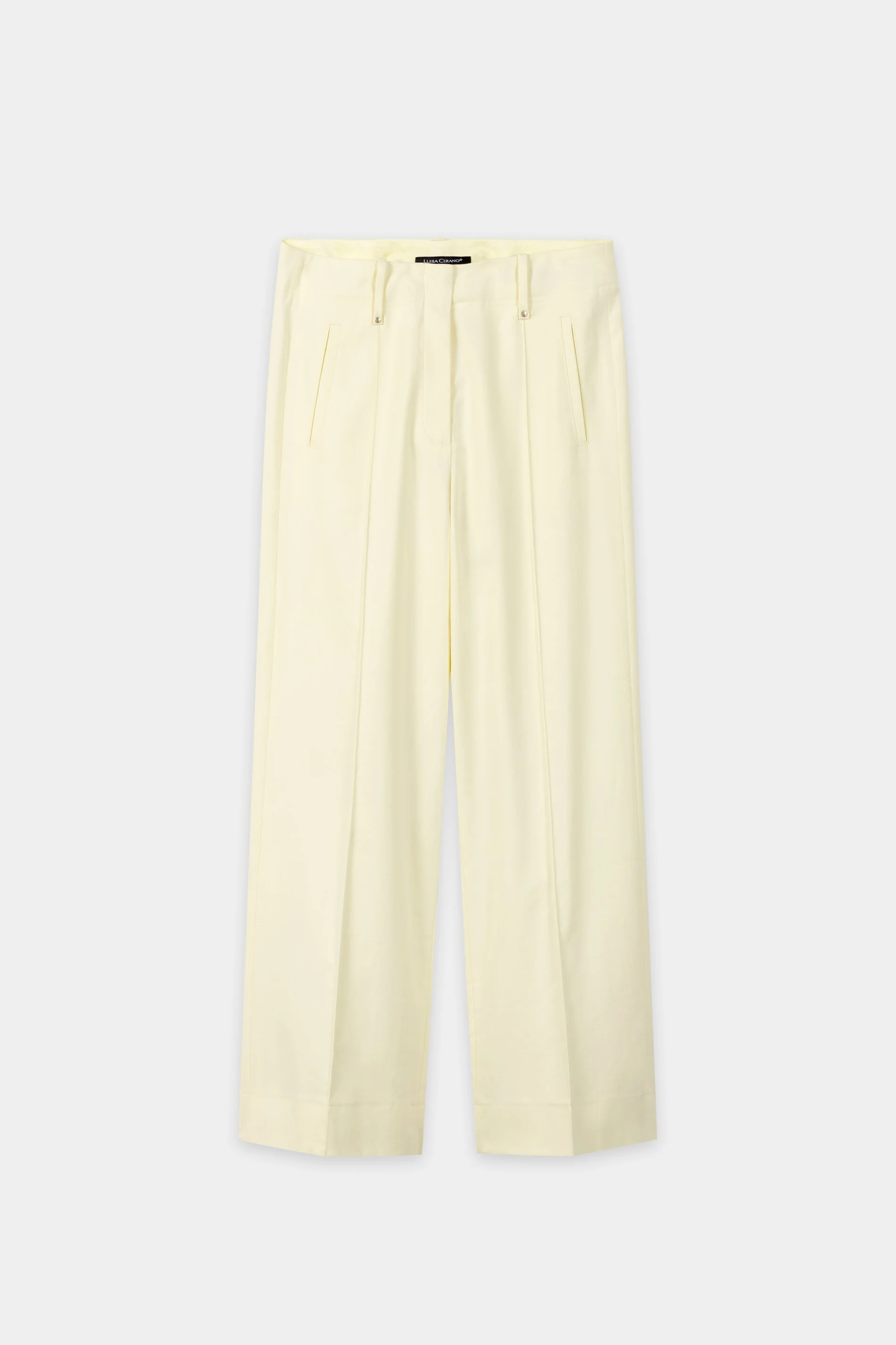 Twill-Wideleg-Pants - citron - Standard - Image 5