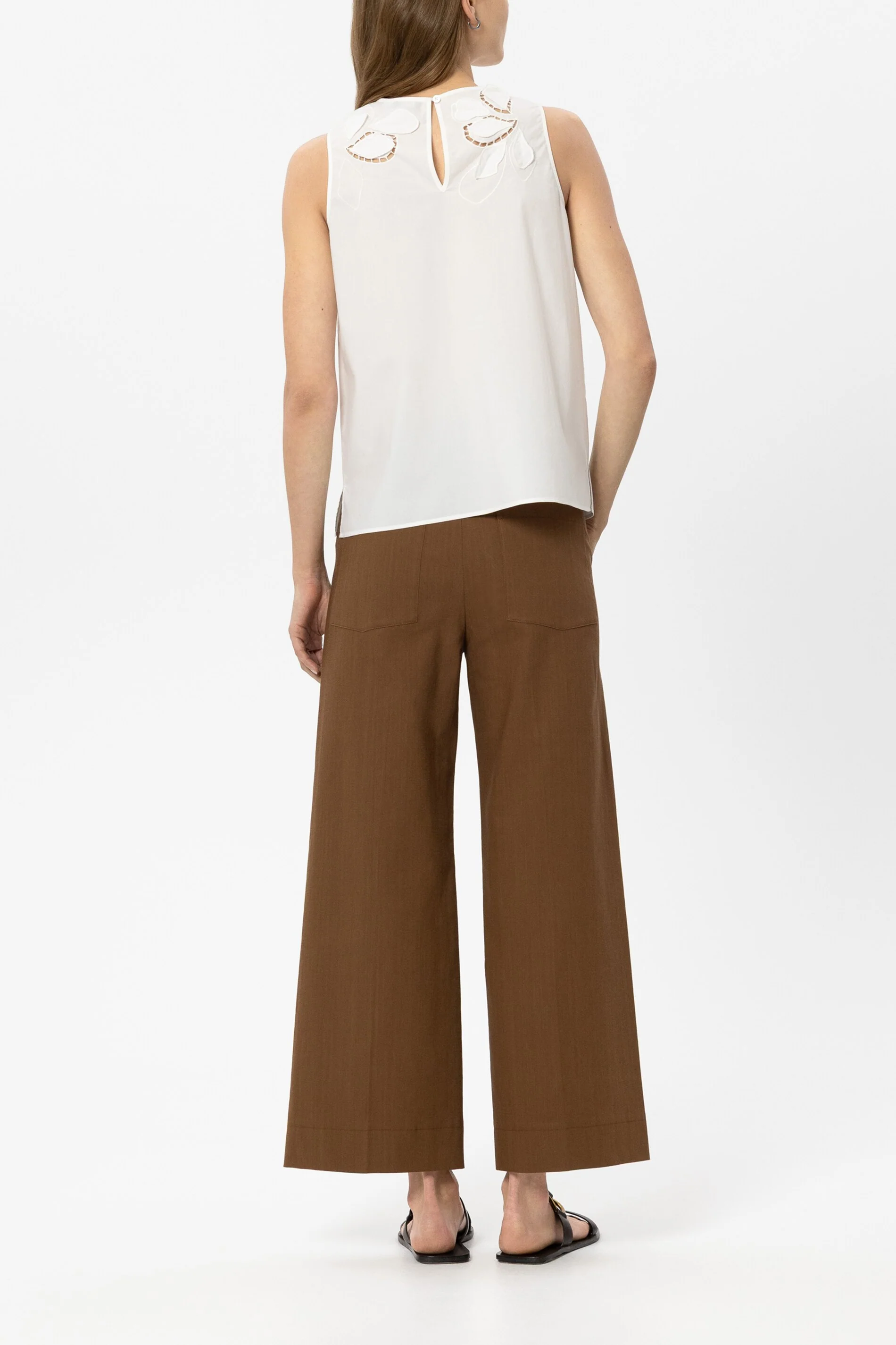 Twill-Wideleg-Pants - dark terracotta - Standard - Image 3