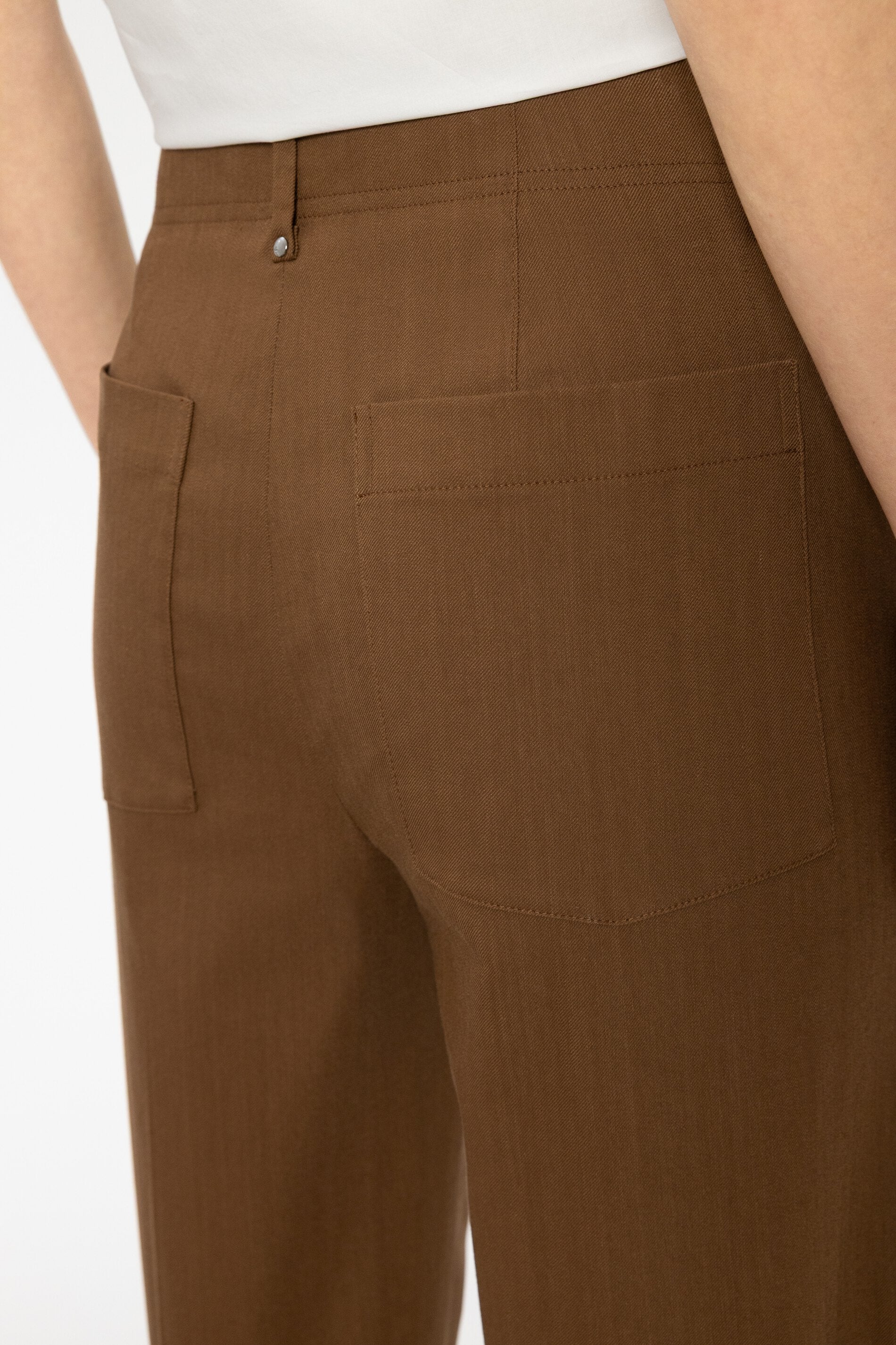 Twill-Wideleg-Pants - dark terracotta - Standard - Image 4
