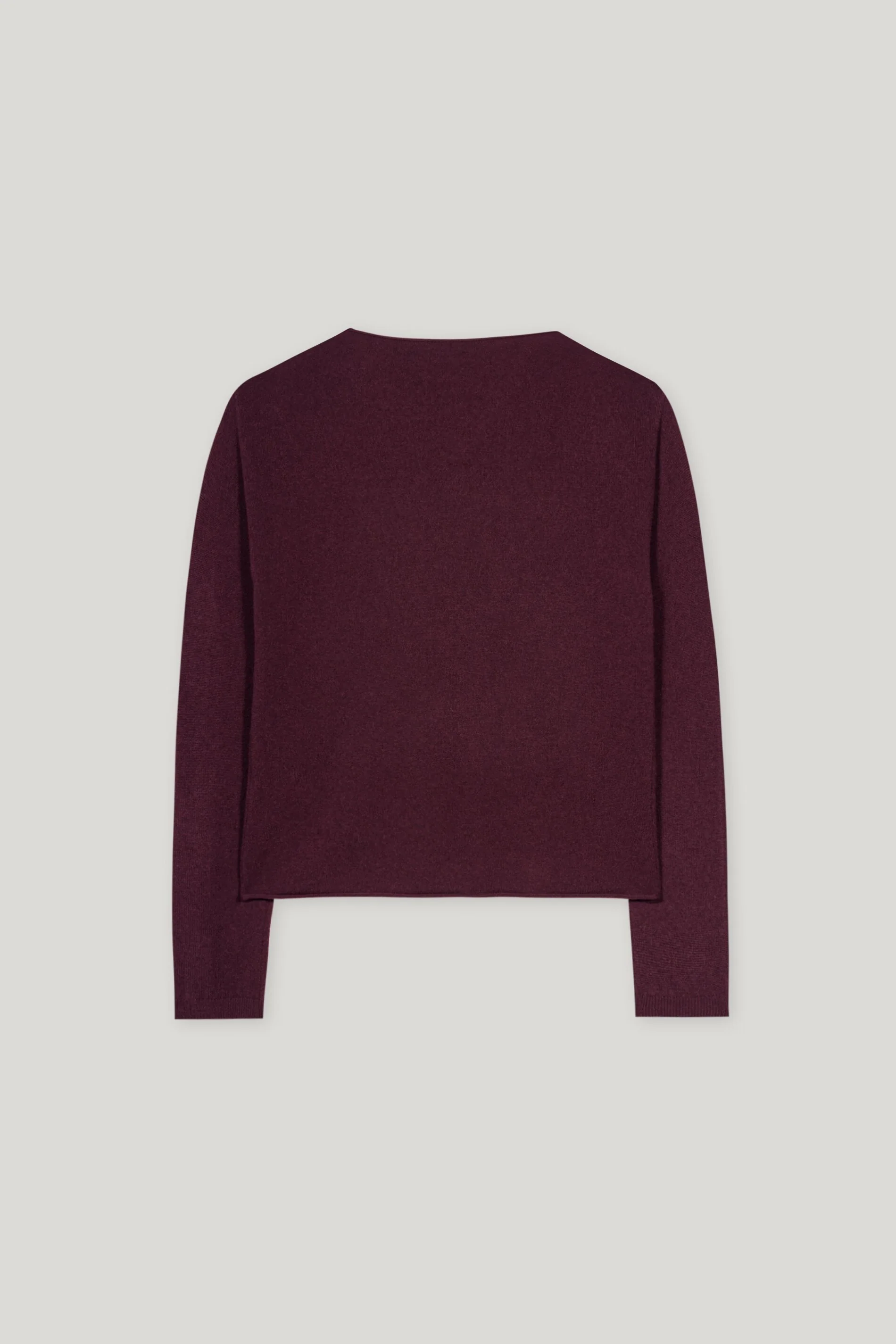 V-Pullover aus Kaschmir-Mix - burgundy - Standard - Image 6