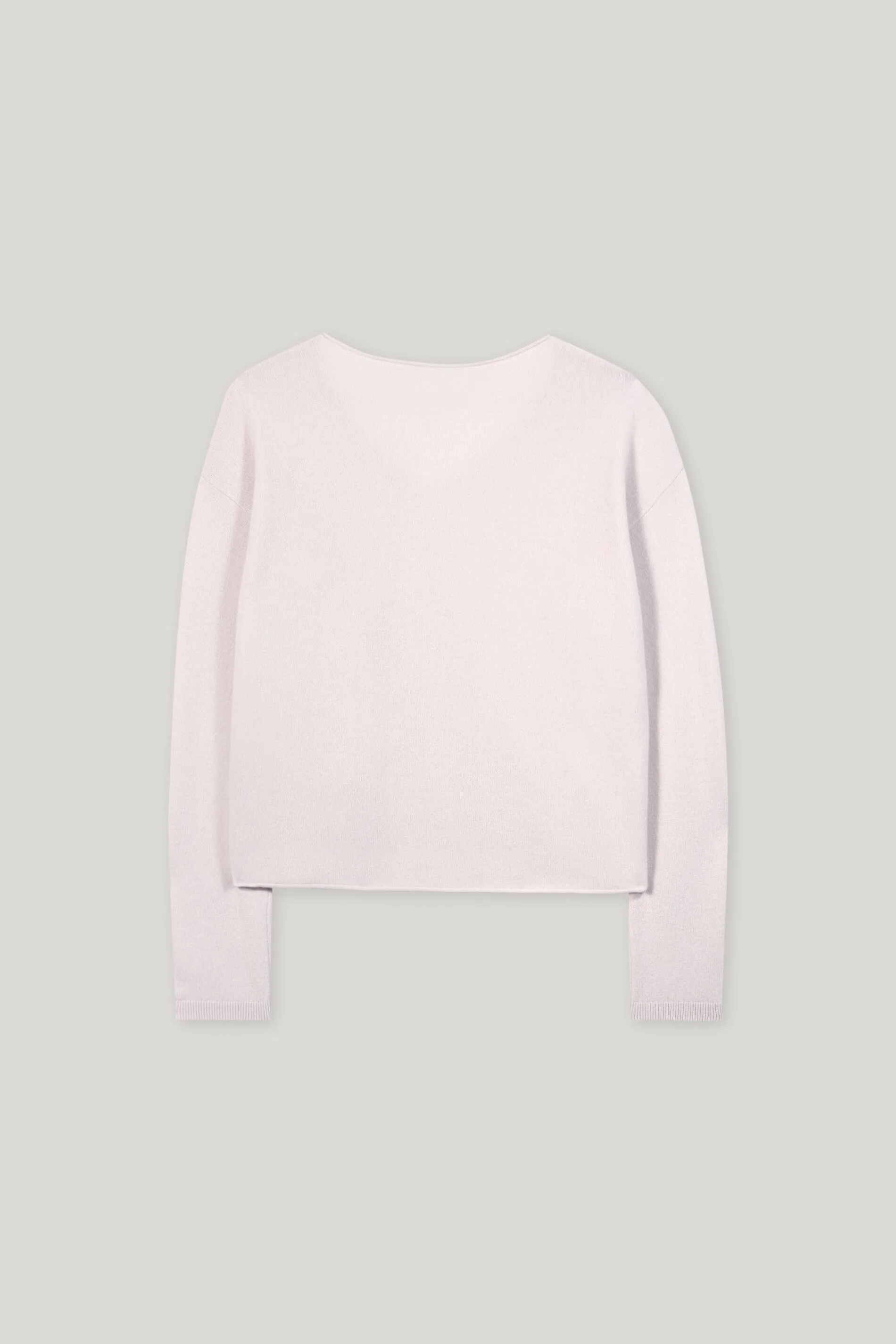 V-Pullover aus Kaschmir-Mix - creamy powder - Standard - Image 6