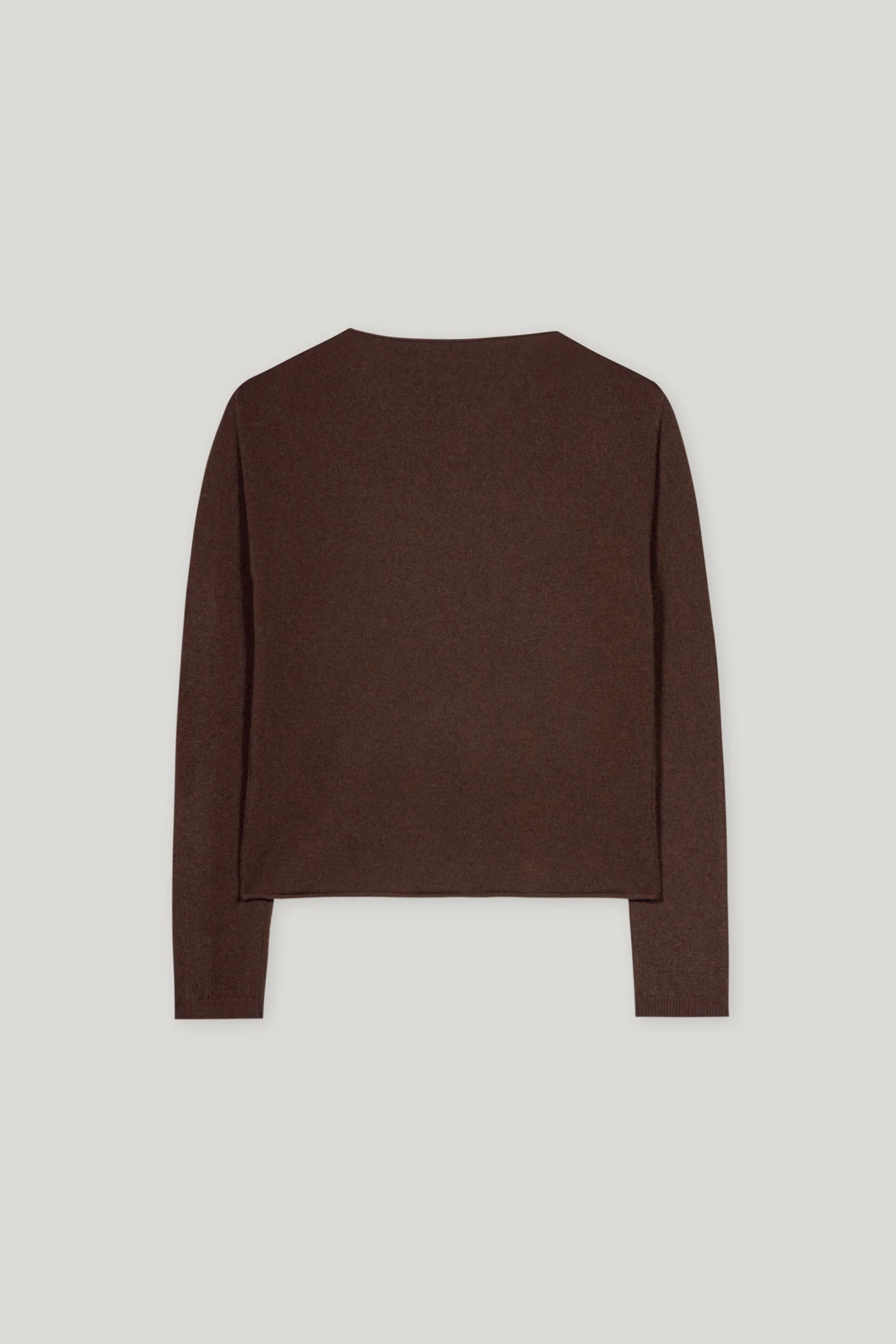 V-Pullover aus Kaschmir-Mix - espresso - Standard - Image 6