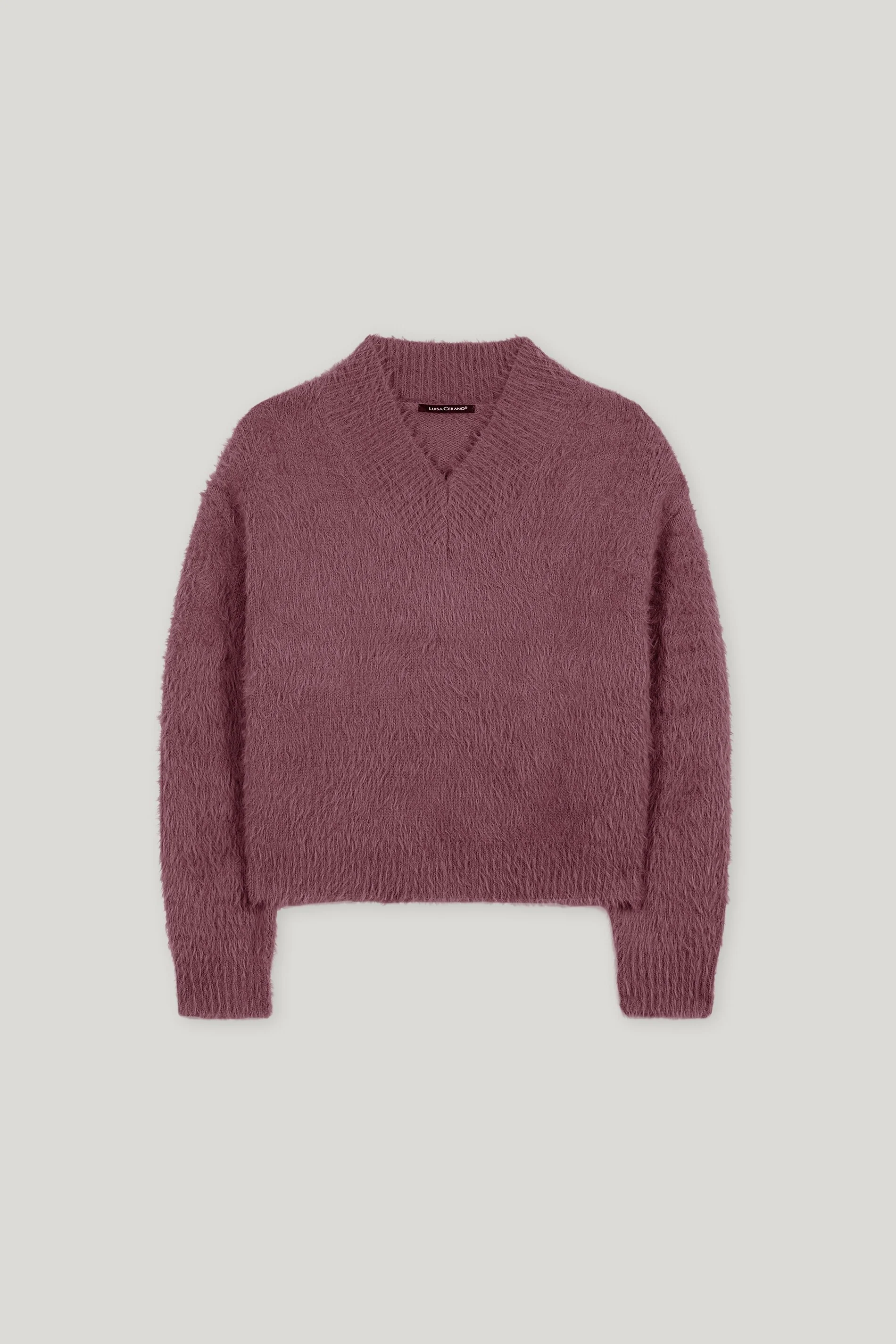 V-Pullover aus Woll-Mix - heather - Standard - Image 5