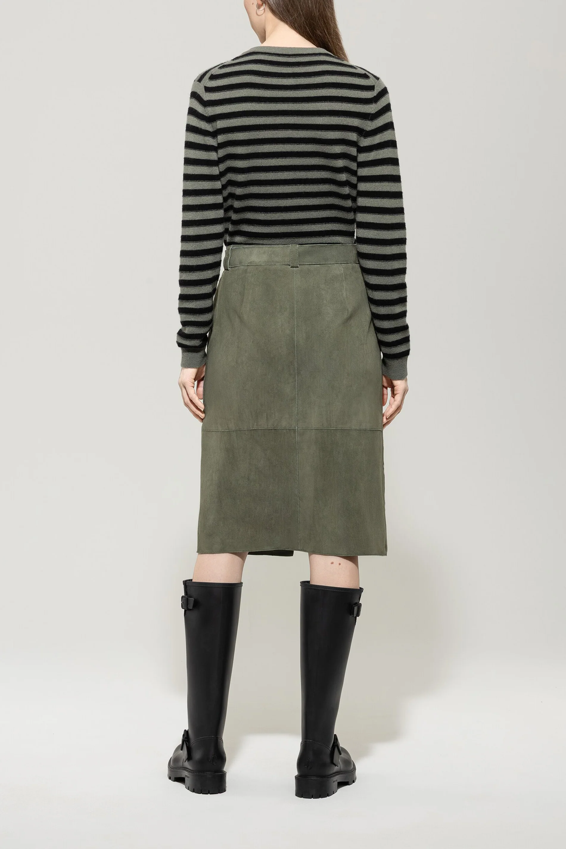 Veloursleder-Cargorock - cool khaki - Standard - Image 3