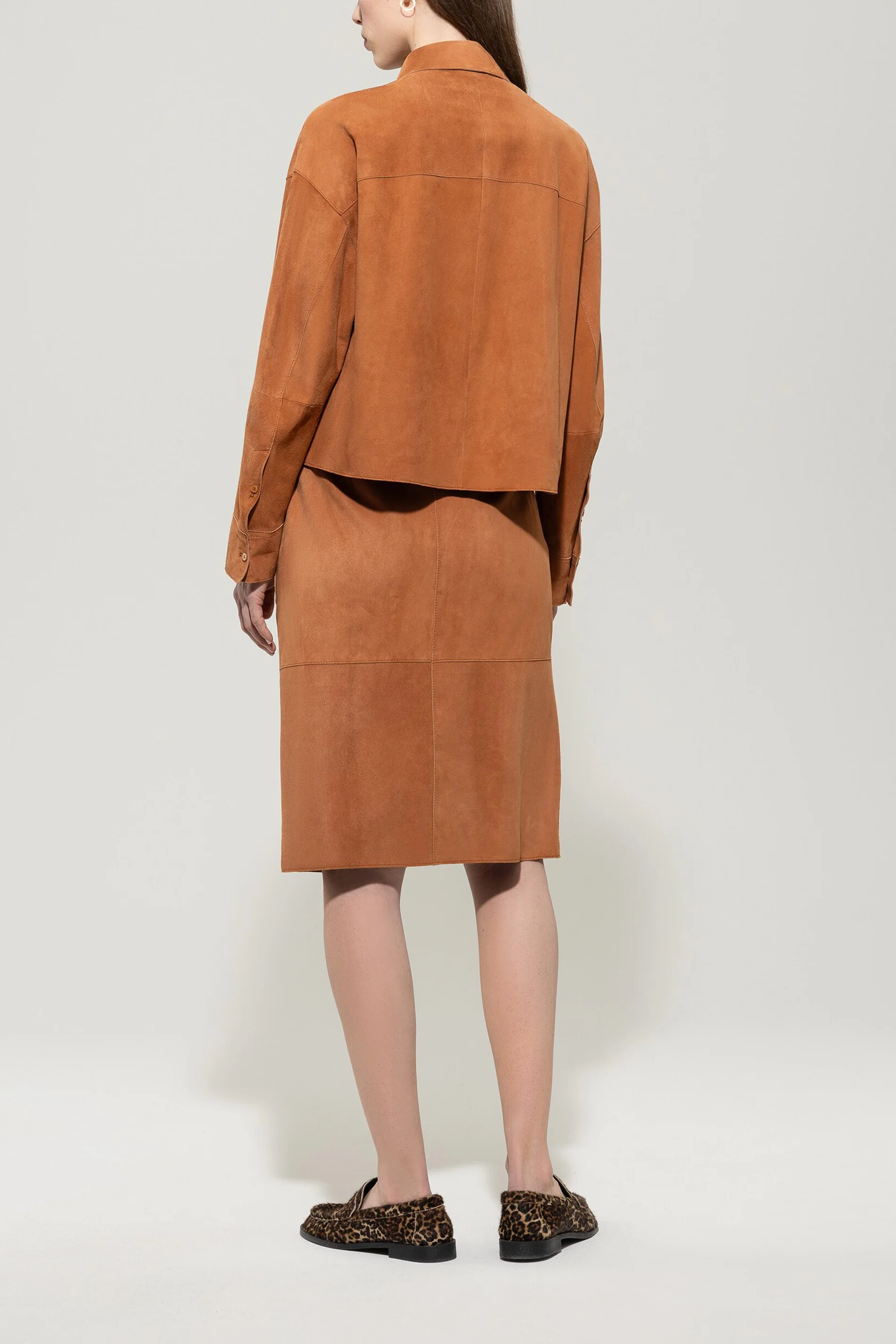 Veloursleder-Hemdjacke - cinnamon - Standard - Image 3
