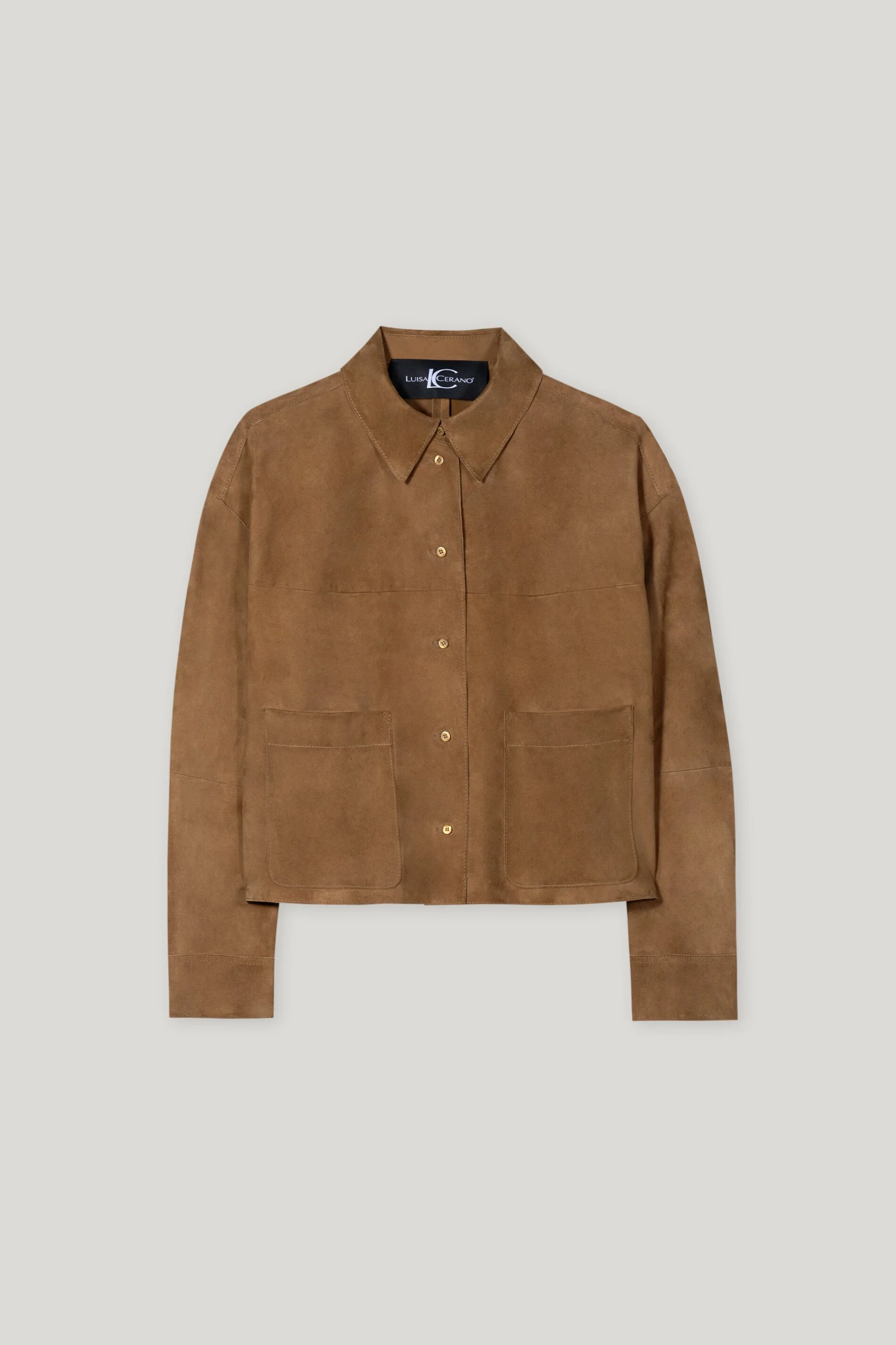 Veloursleder-Hemdjacke - hanf - Standard - Image 5