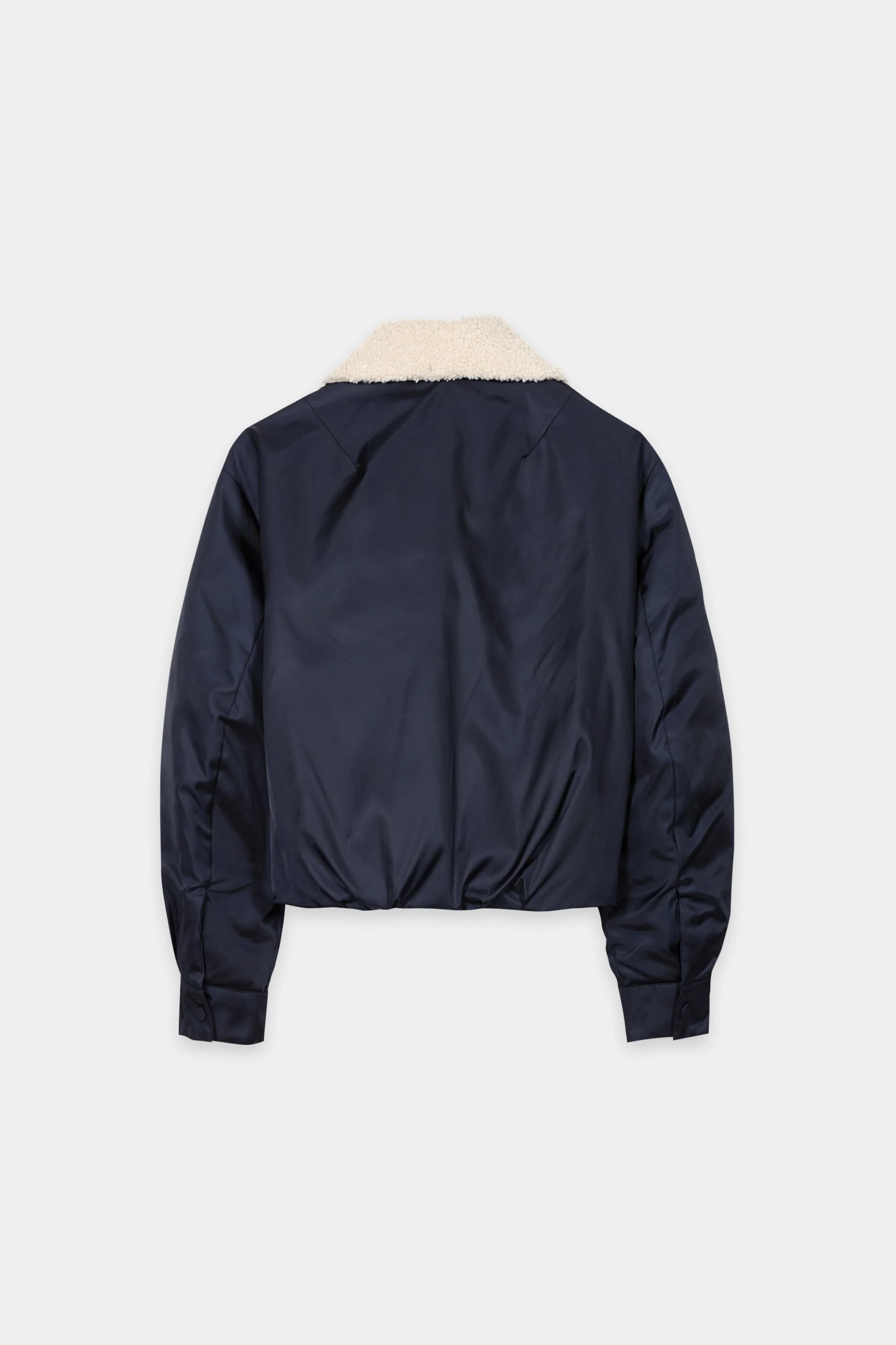 Wendbarer Daunenblouson - navy blue - mit Pelzkragen - Image 6