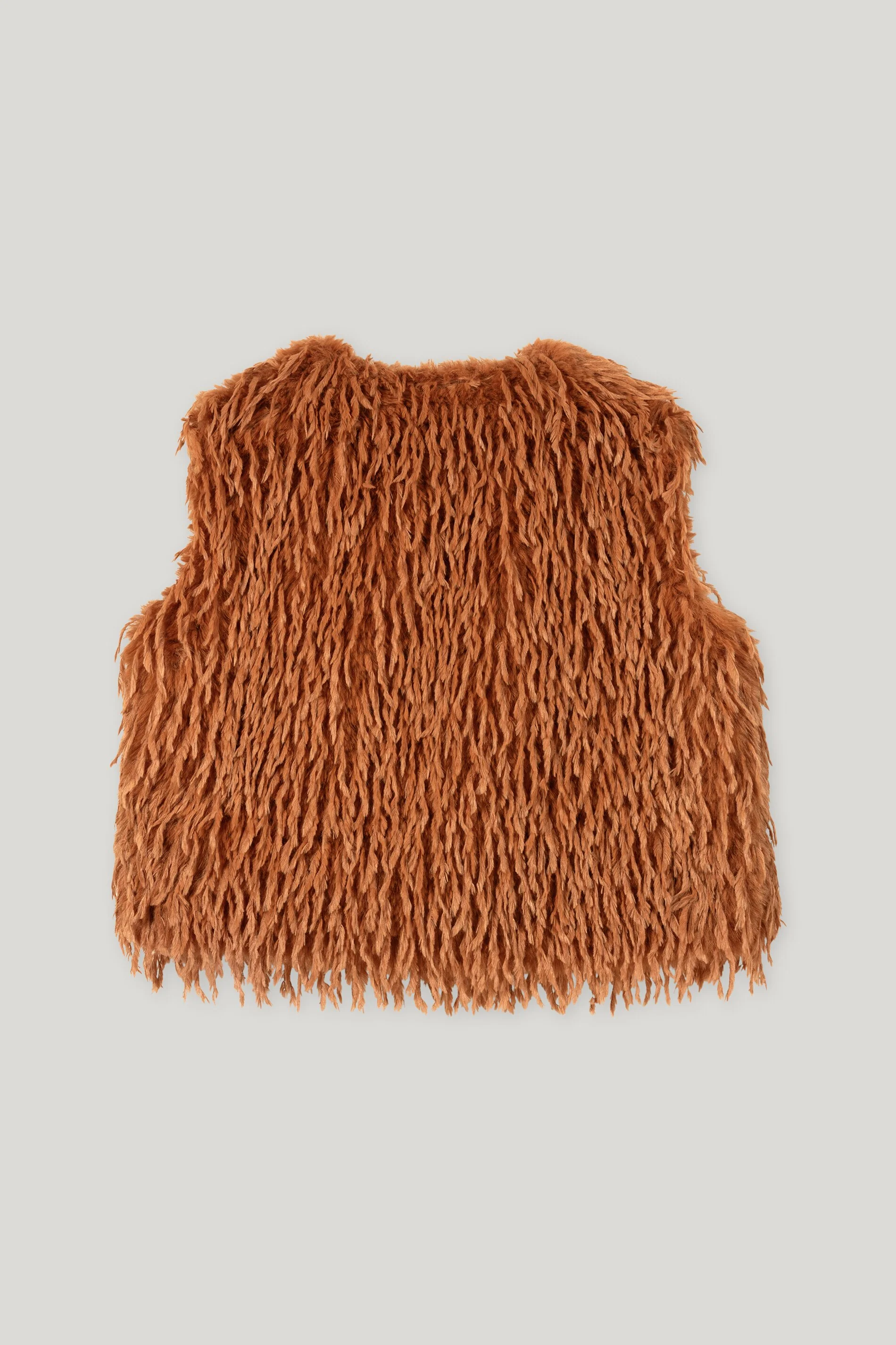 Weste in Feder-Optik - cinnamon - Standard - Image 6
