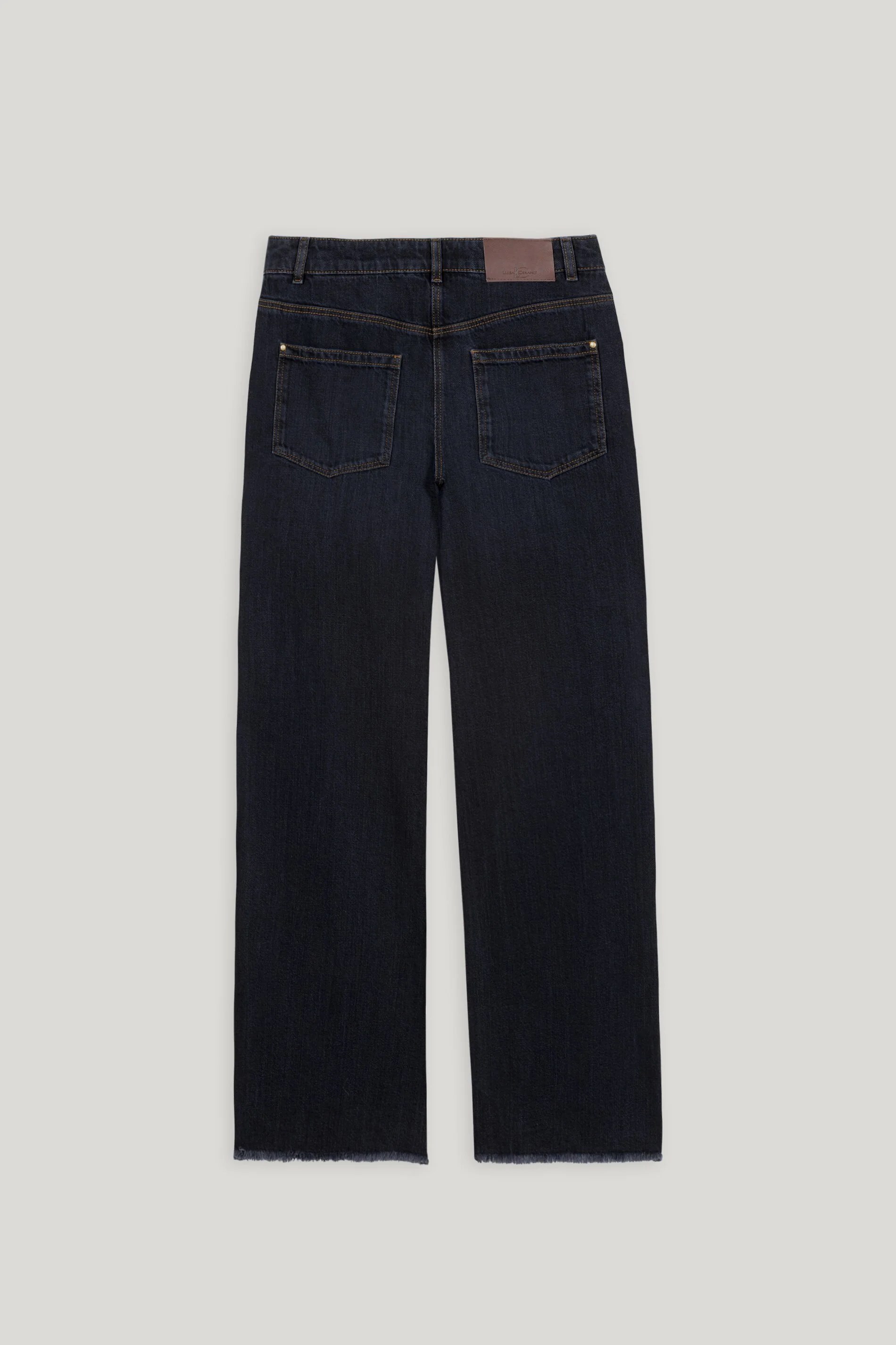 Wideleg-Black-Denim - deep black - lange Version - Image 6