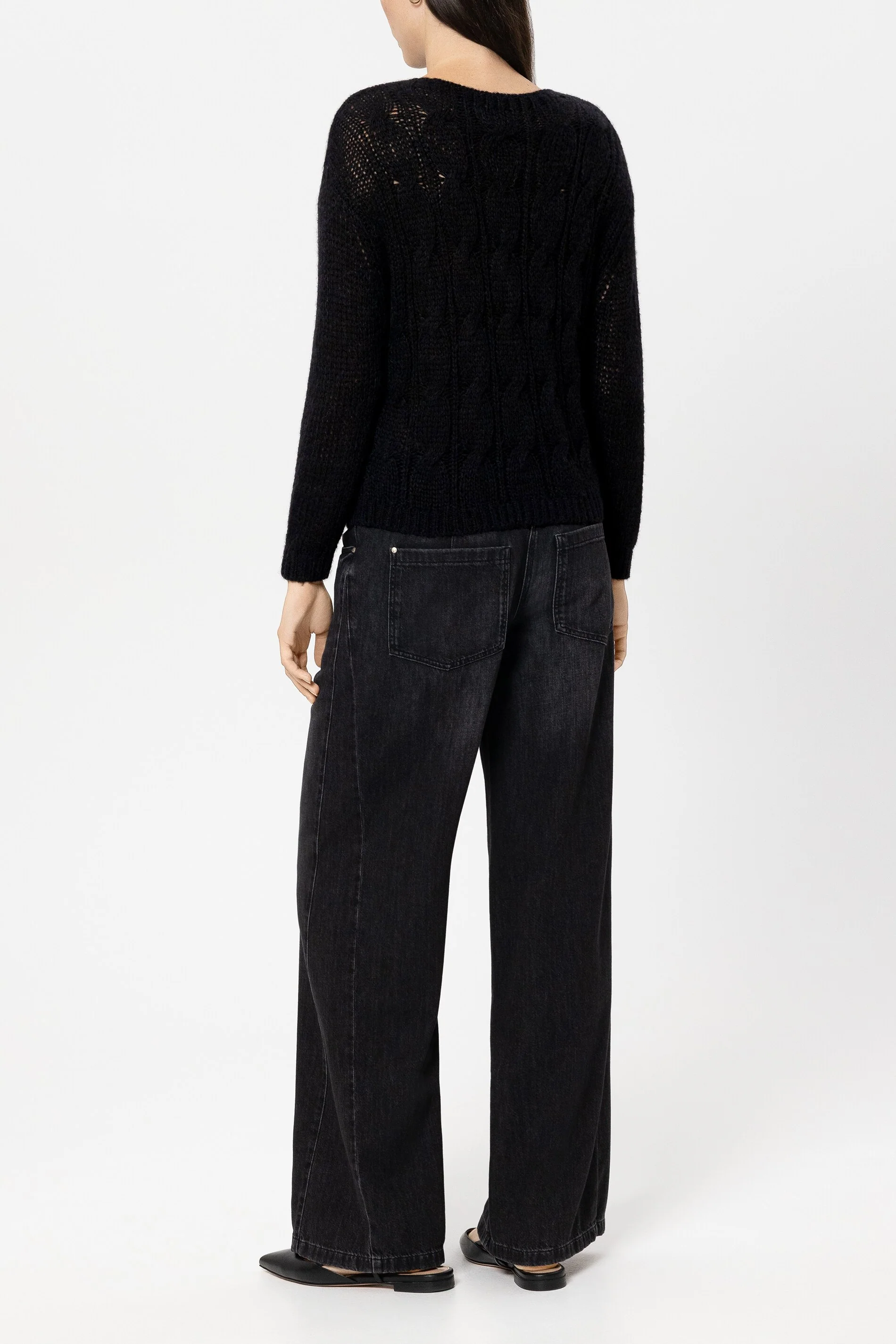 Wideleg-Black-Denim - pure black - Standard - Image 3