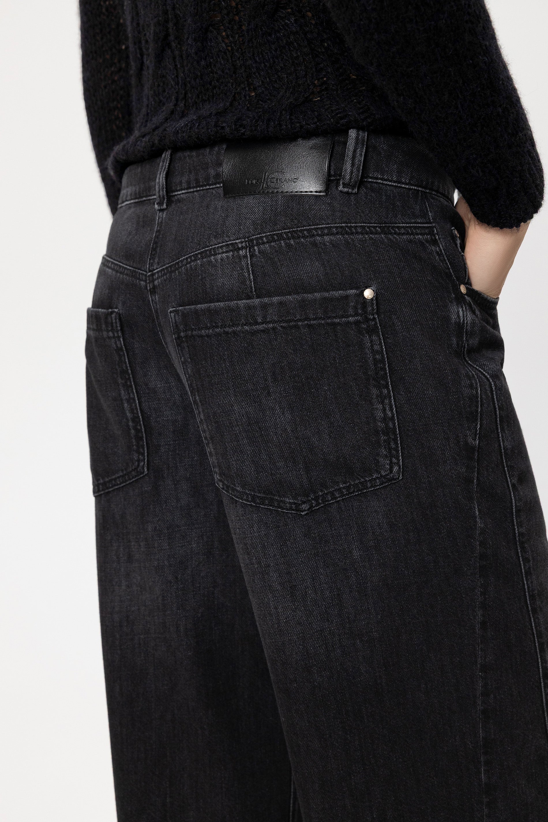 Wideleg-Black-Denim - pure black - Standard - Image 4