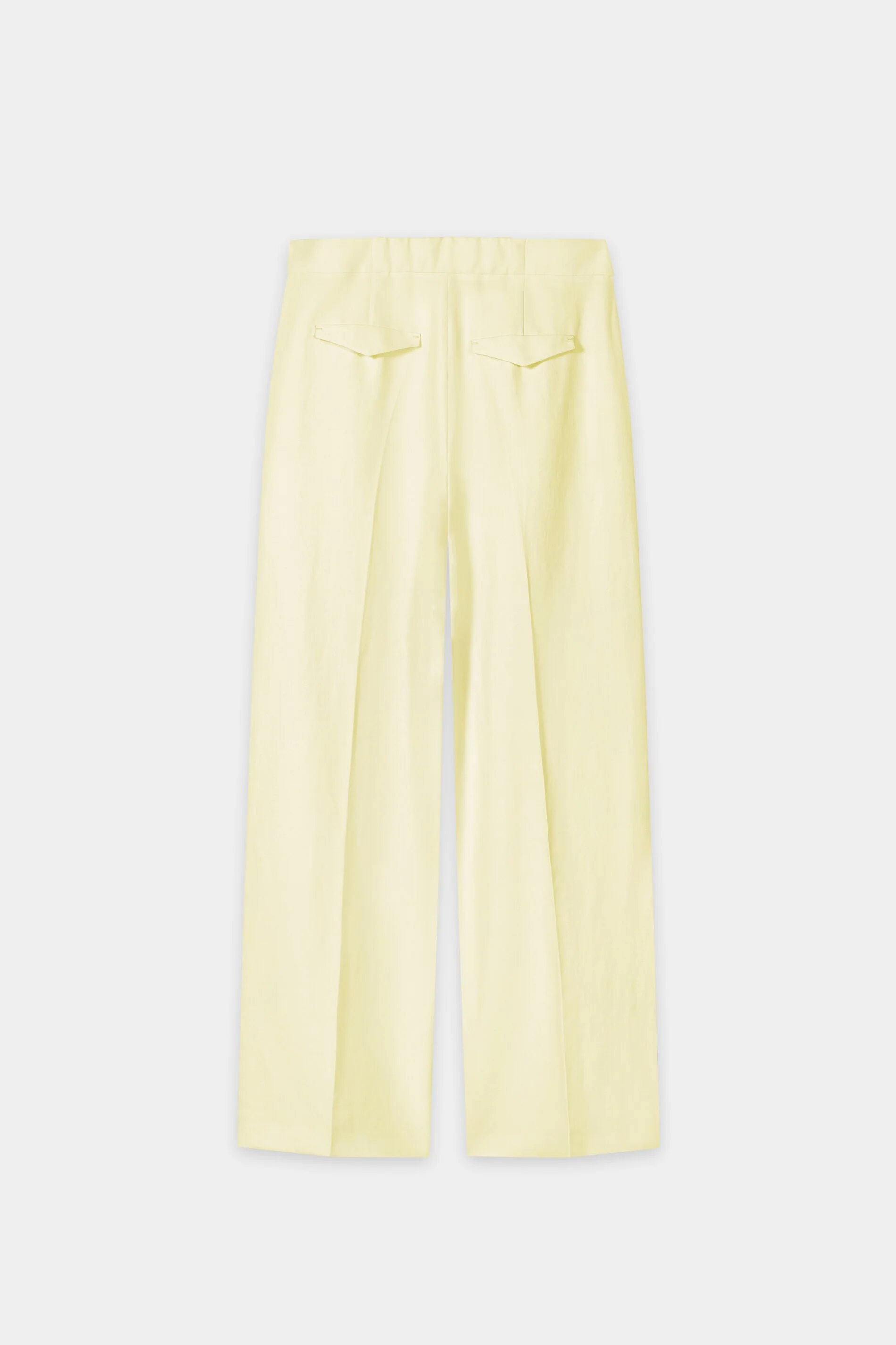 Wideleg-Pants aus Leinen-Mix - citron - Standard - Image 6