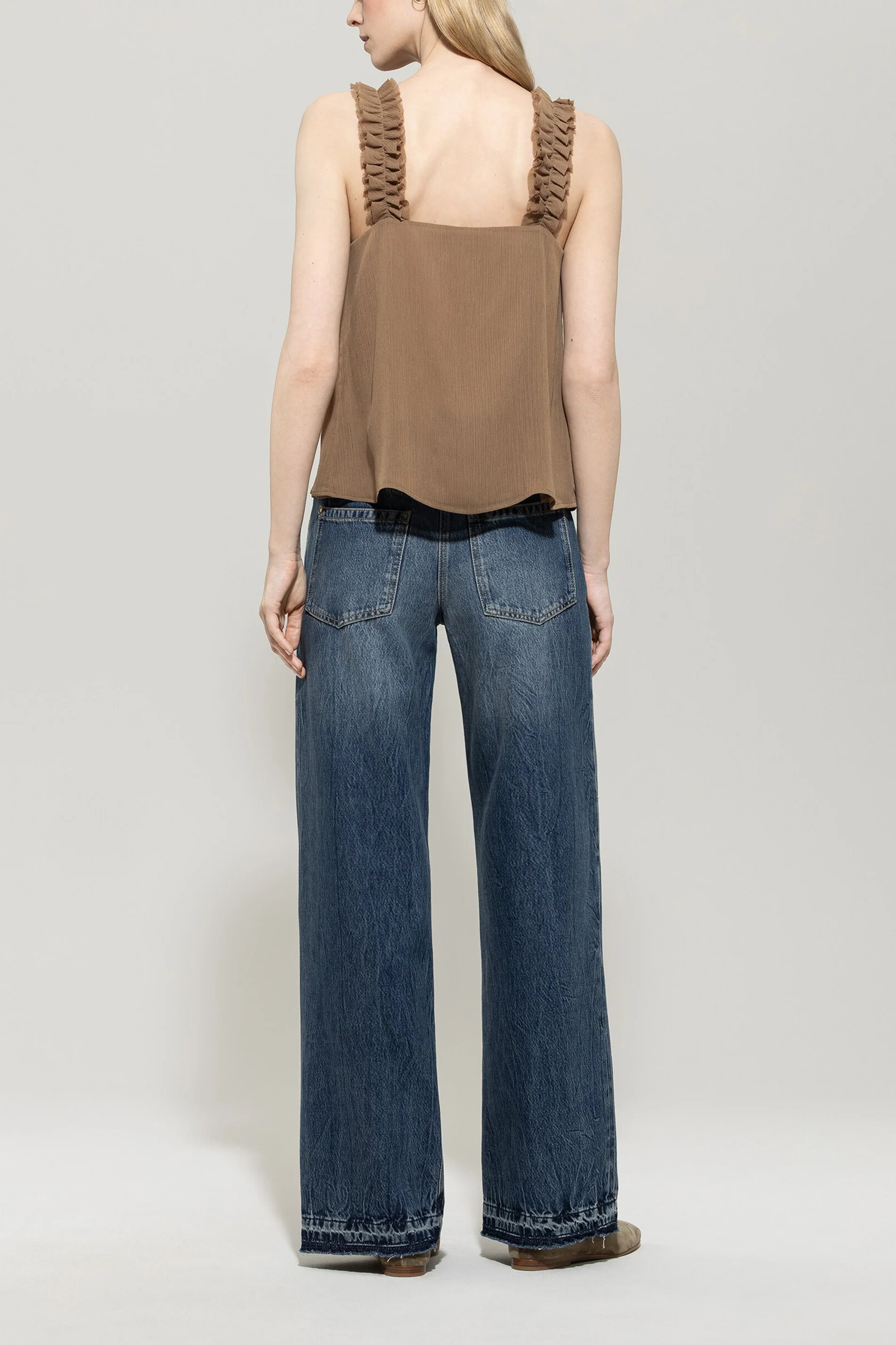 Wideleg-Tencel-Denim - denim blue - lange Version - Image 3
