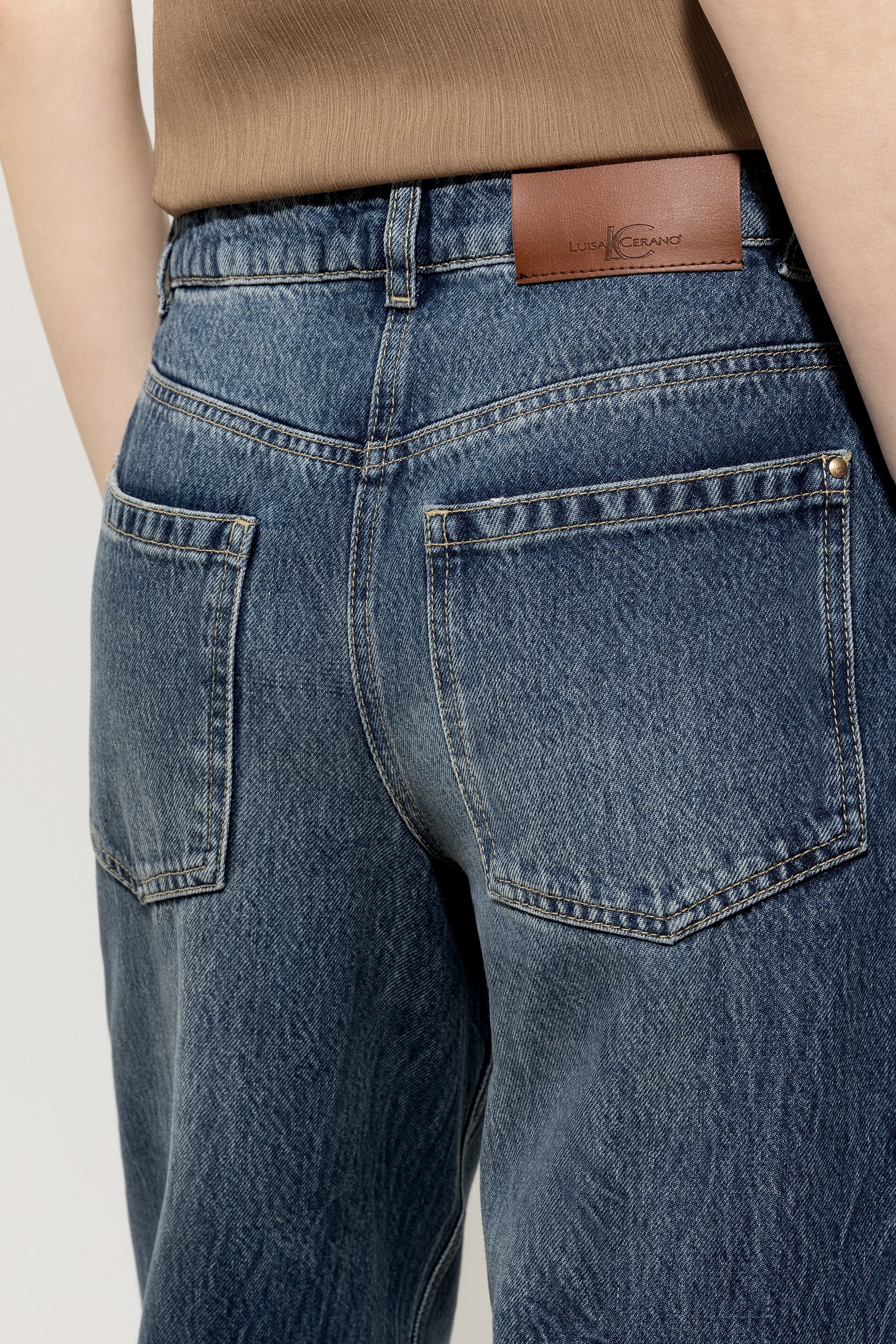 Wideleg-Tencel-Denim - denim blue - lange Version - Image 4